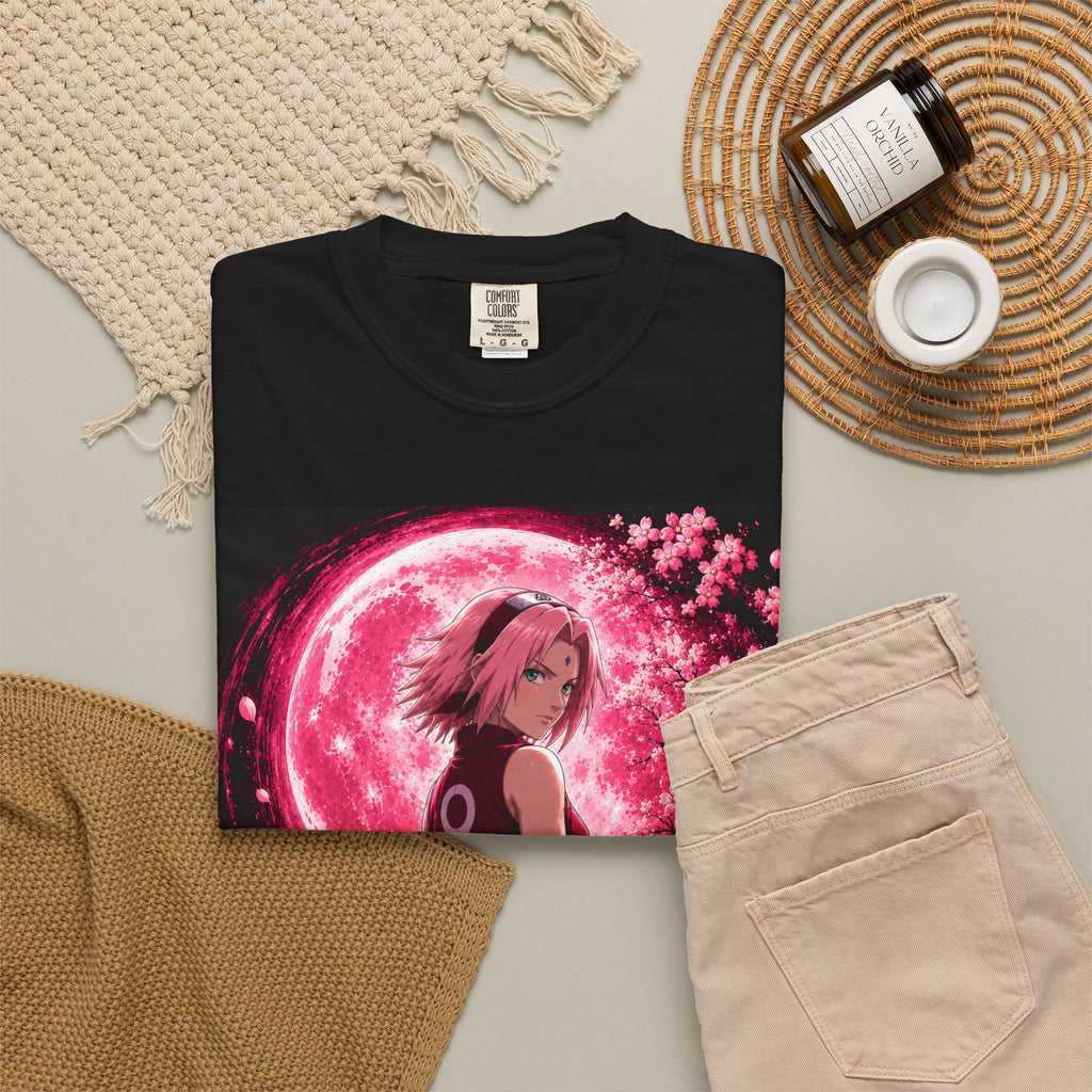 Sakura Cherry Blossom Moon T-Shirt