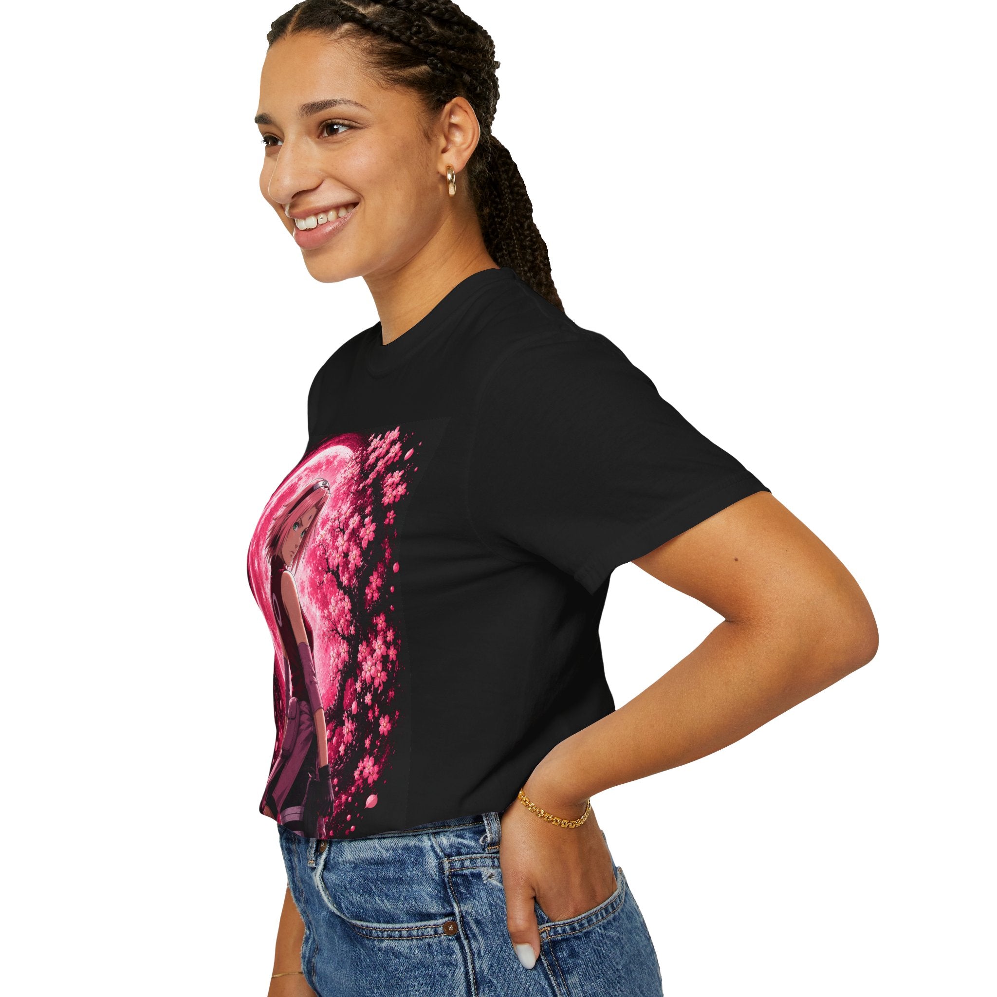 Sakura Cherry Blossom Moon T-Shirt
