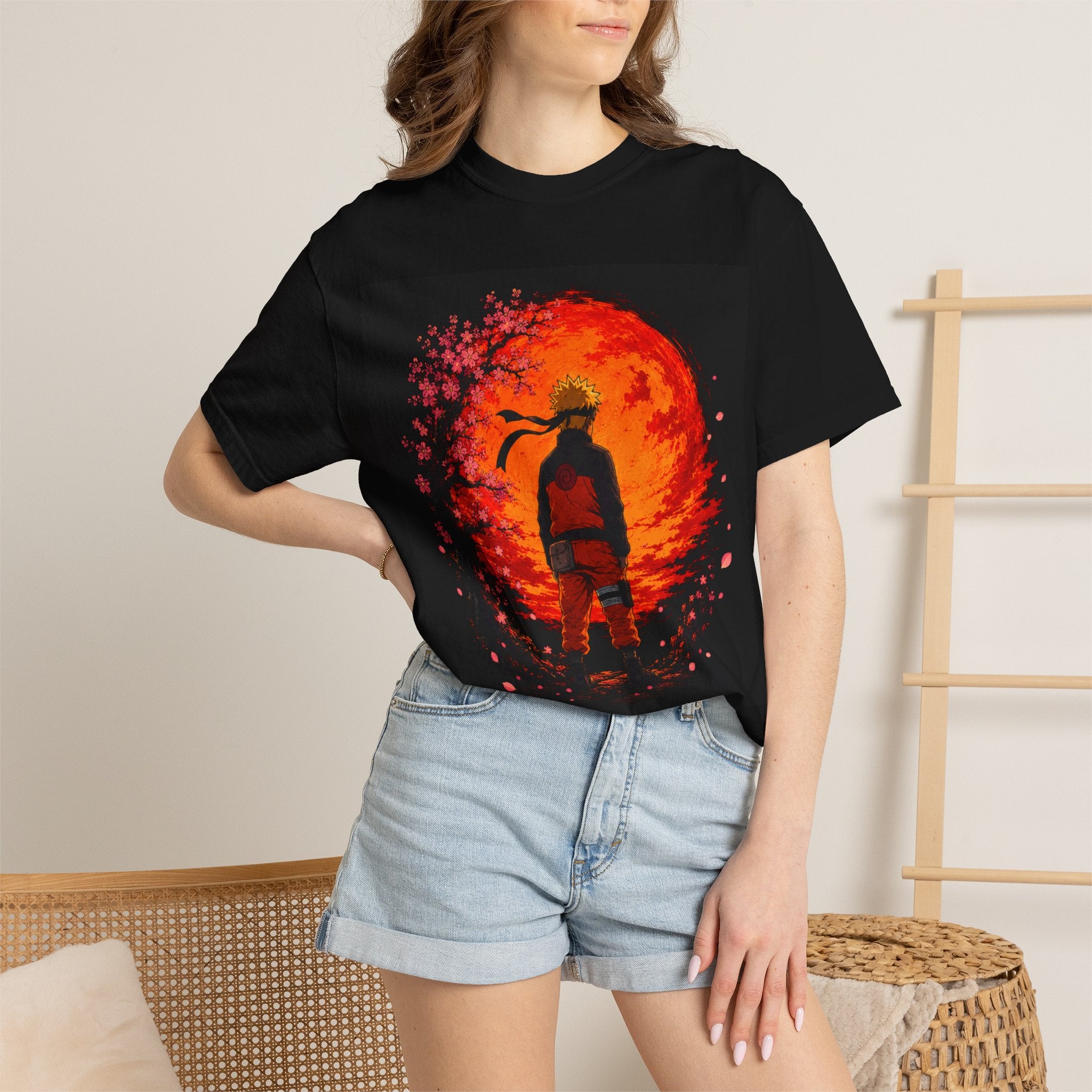 Naruto Cherry Blossom Sunset T-Shirt